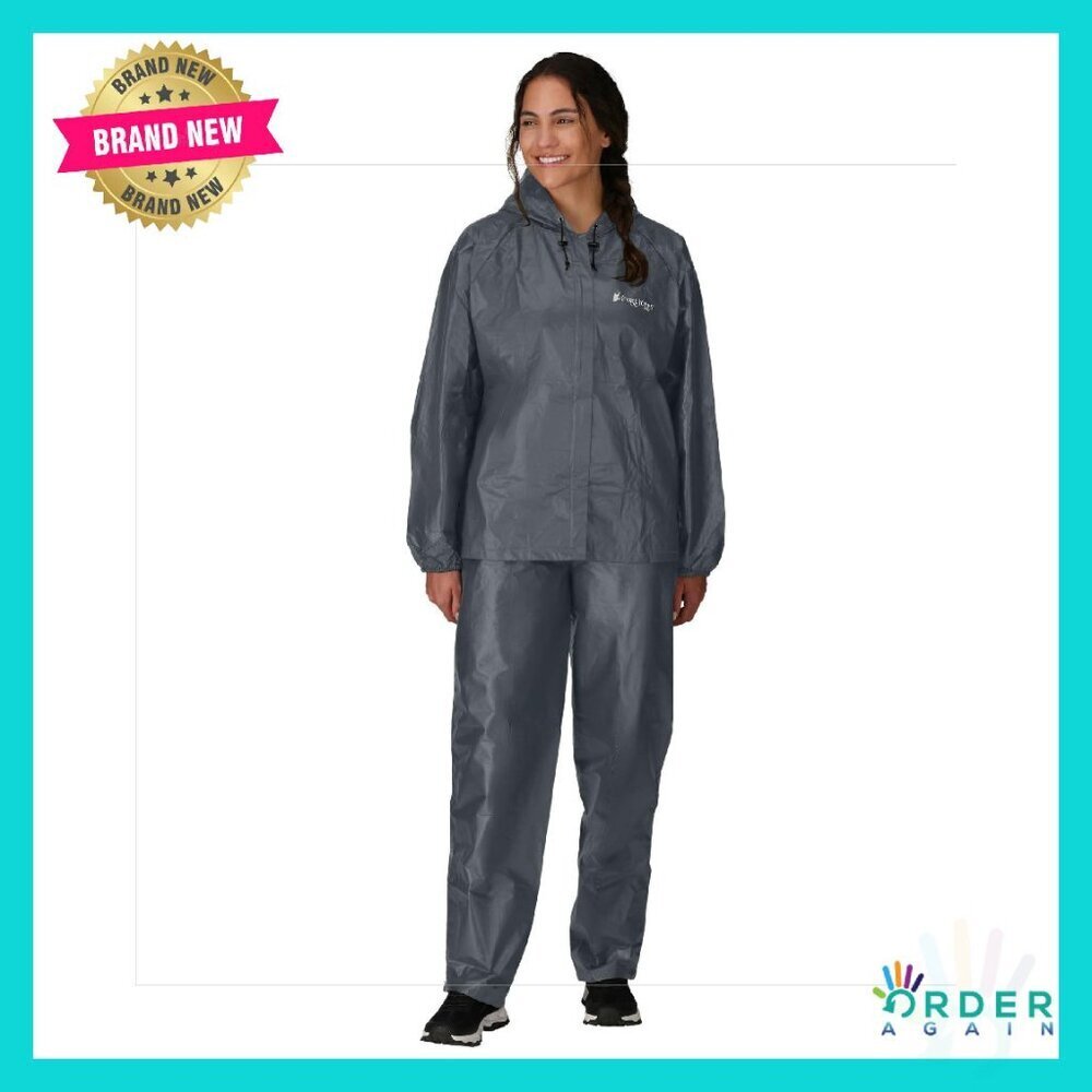Ultra-Lite Waterproof Rain Suit Jacket Pants Packable Lightweight Outdoor Gear